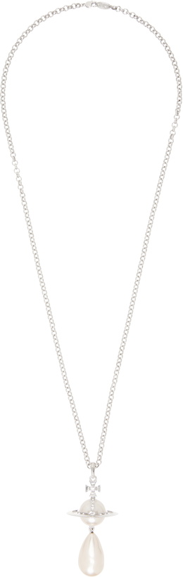 Photo: Vivienne Westwood Silver Giant Pearl Drop Pendant Necklace
