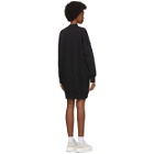 MSGM Black Shirt Short Dress