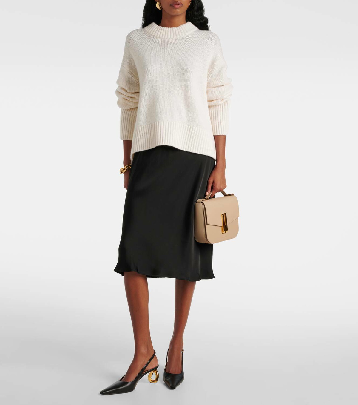 DeMellier Vancouver leather shoulder bag