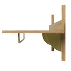 ferm LIVING Sector Rack Shelf in Oak/Brass