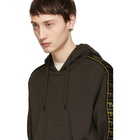 Fendi Brown Forever Fendi Tape Hoodie