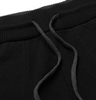 Zimmerli - Slim-Fit Contrast-Tipped Cotton and Cashmere-Blend Sweatpants - Black
