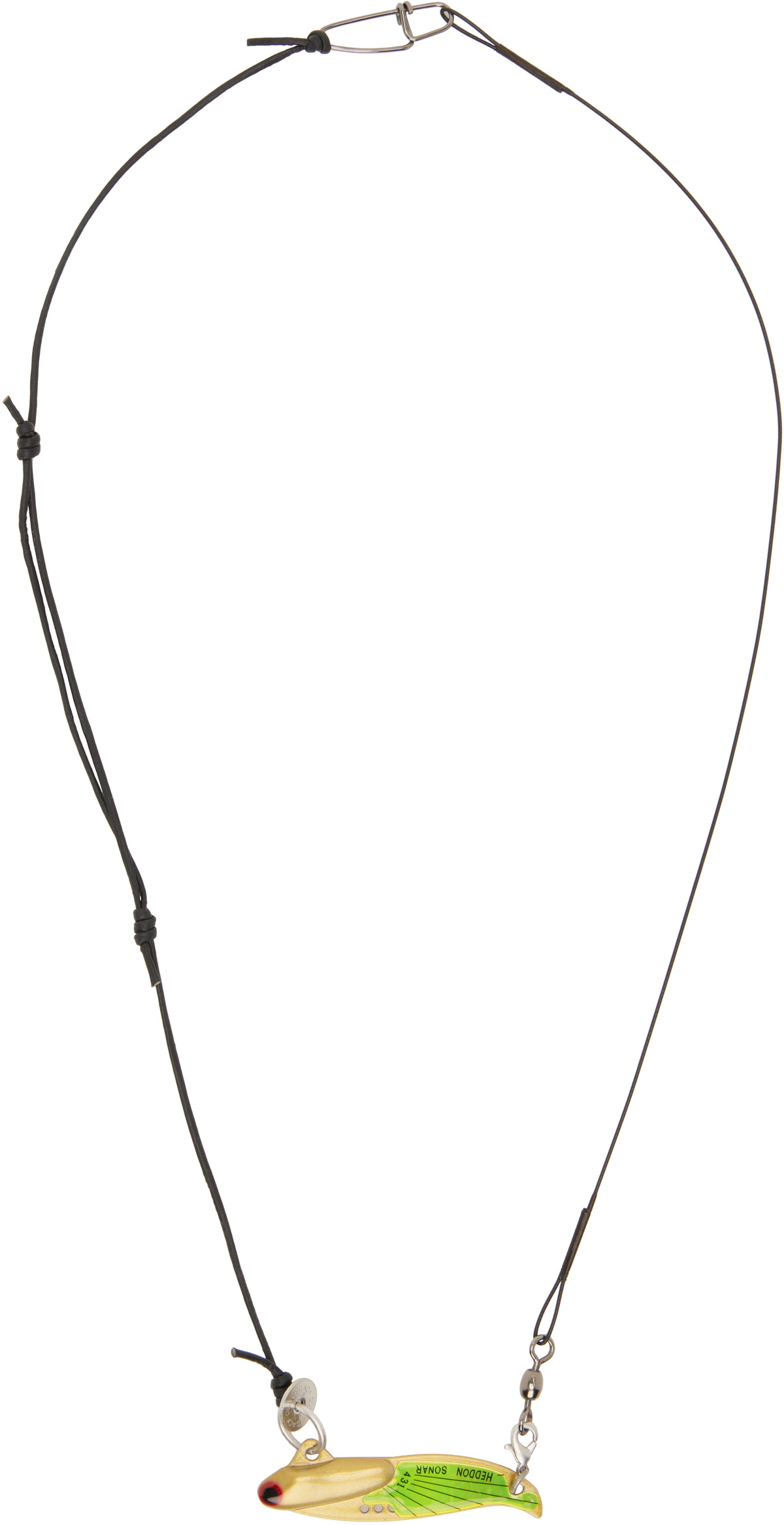 OUR LEGACY Black & Gold Tadpole Necklace Our Legacy