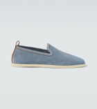 Loro Piana Venice Walk suede loafers