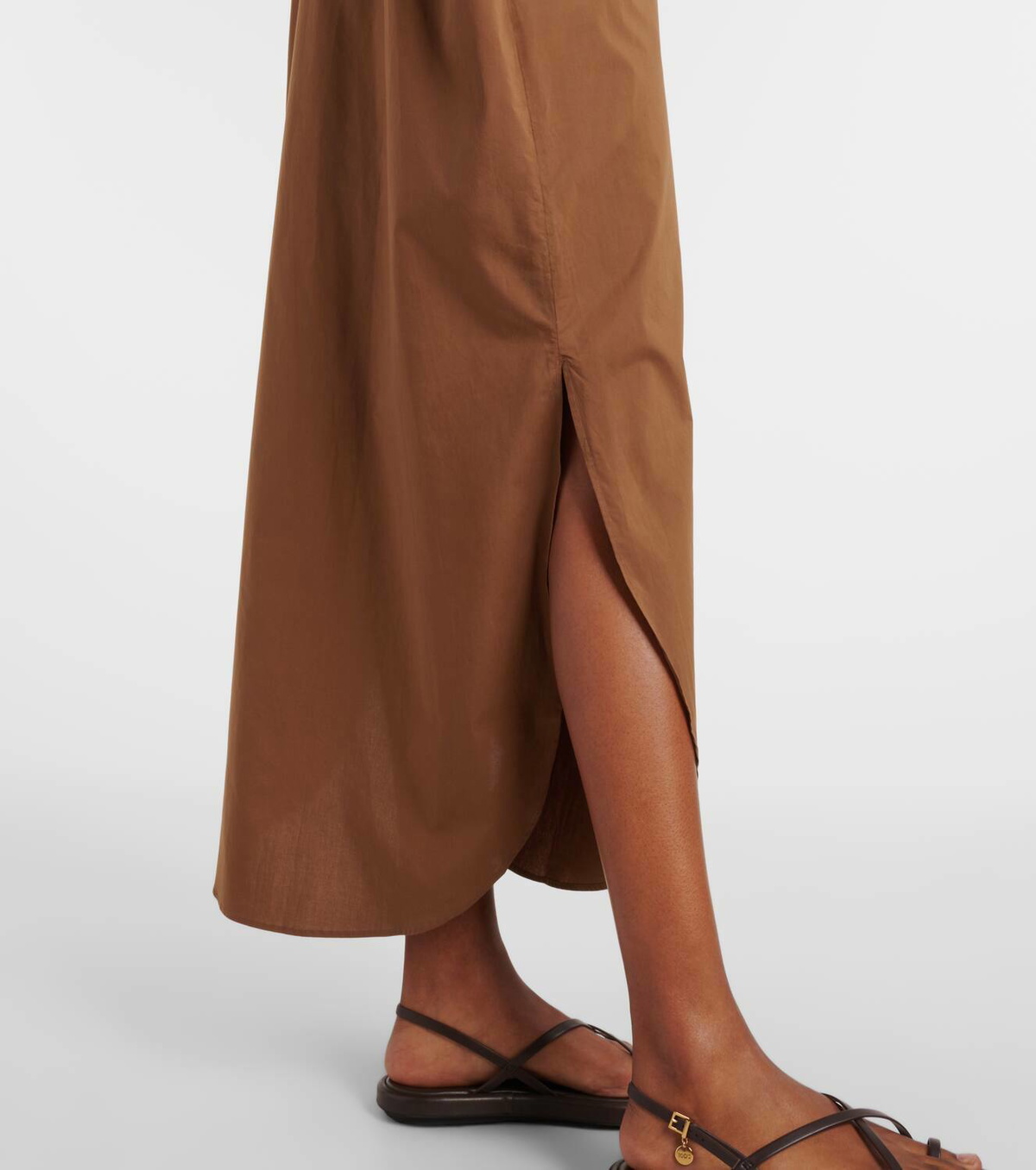 The Frankie Shop Helena cotton shirt dress