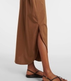 The Frankie Shop Helena cotton shirt dress