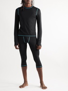 Aztech Mountain - Stretch-Jersey Ski Tights - Black