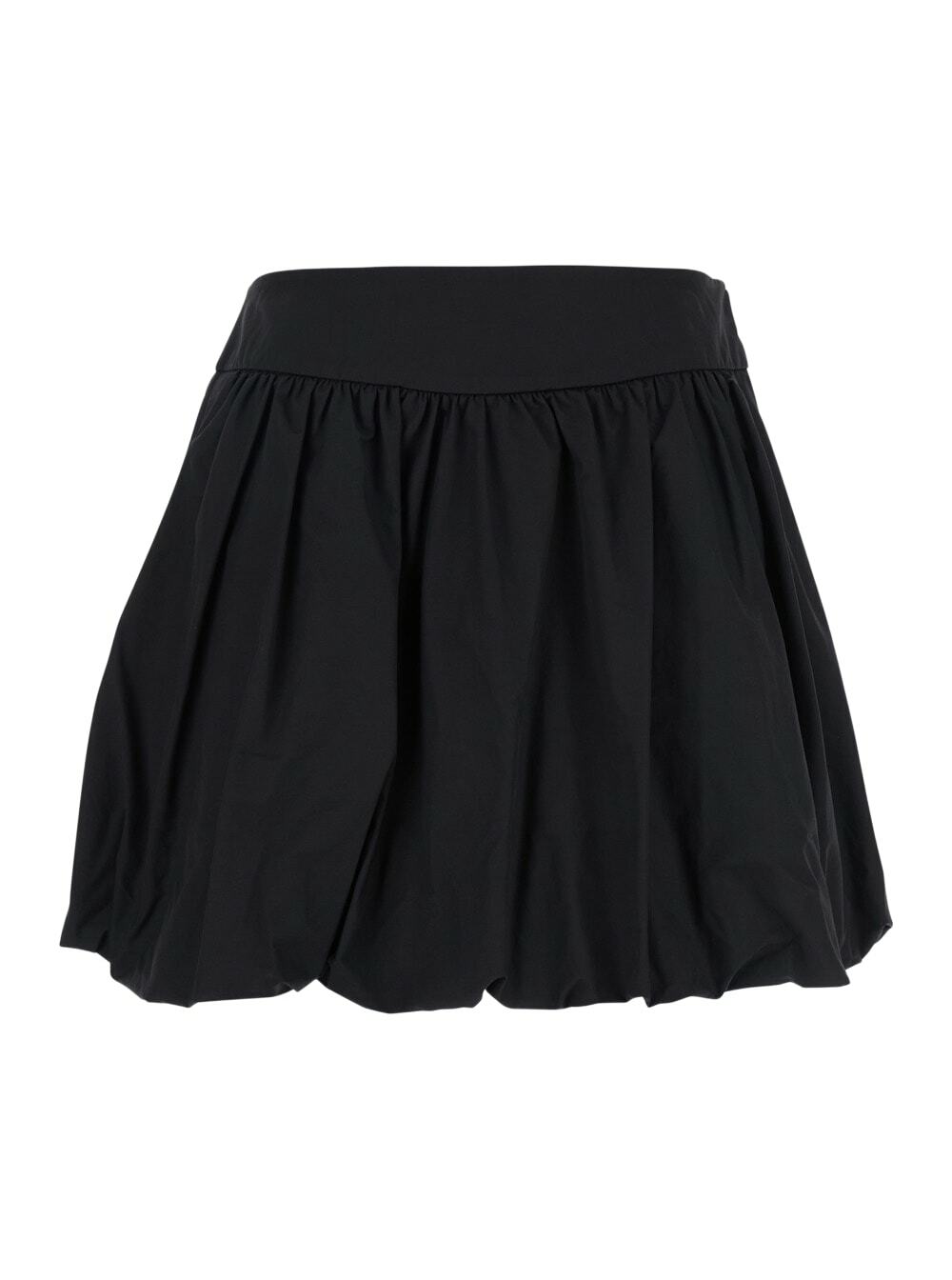 スカート Dunst Black Double-Layer Long Skirt in Viscose Blend Woman Dunst Black Double-layer Long Skirt In Viscose Blend Woman Dunst