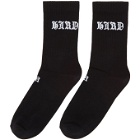MISBHV Black Hardcore Socks