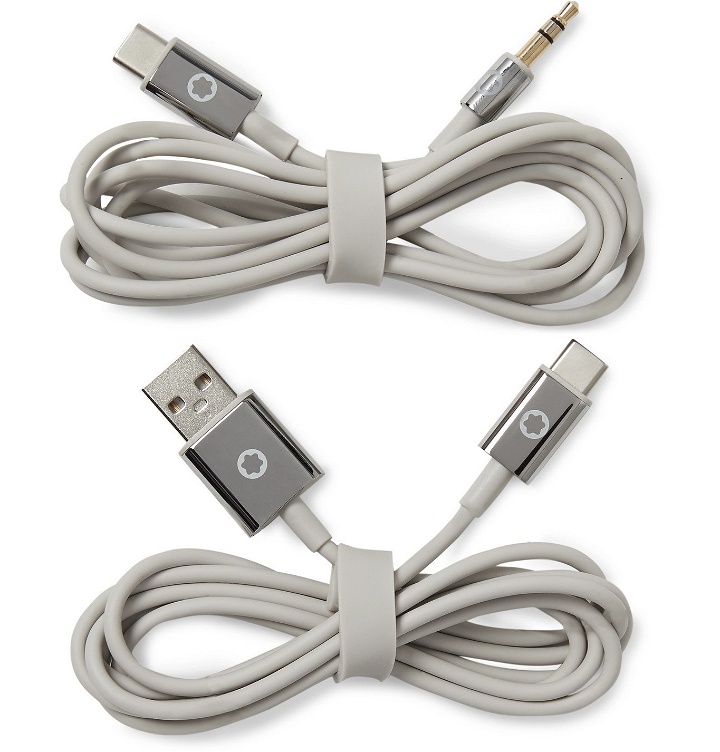 Photo: Montblanc - MB 01 Charger and Audio Cable Set - Gray