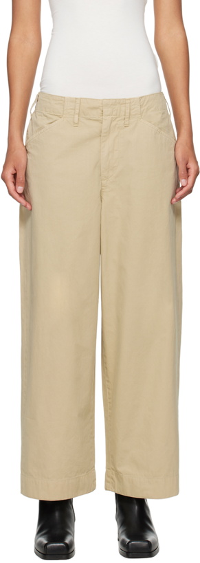 Photo: rag & bone Beige Banks Trousers