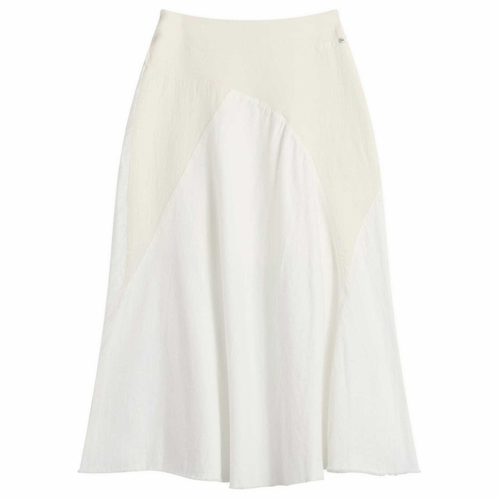 Photo: Kijun Women's Seashore Flared Skirt in Off-White