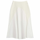 Kijun Women's Seashore Flared Skirt in Off-White