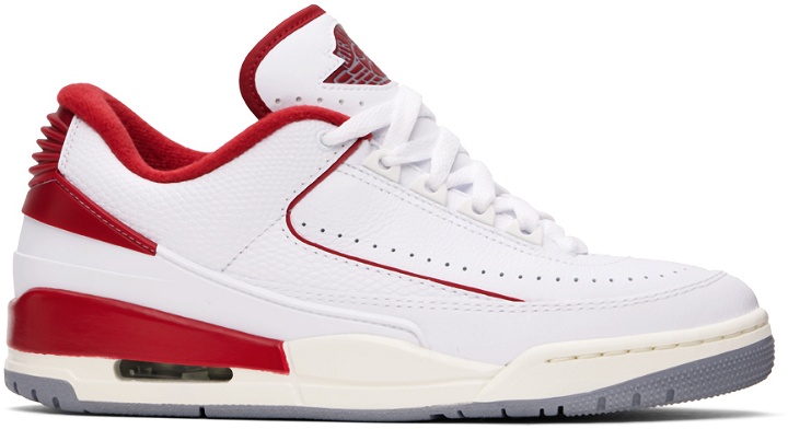 Photo: Nike Jordan White & Red Air Jordan 2/3 Sneakers