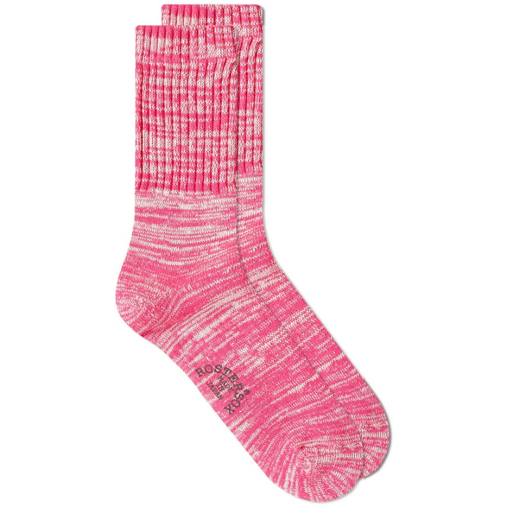 Photo: Rostersox Neon Slub Sock in Pink