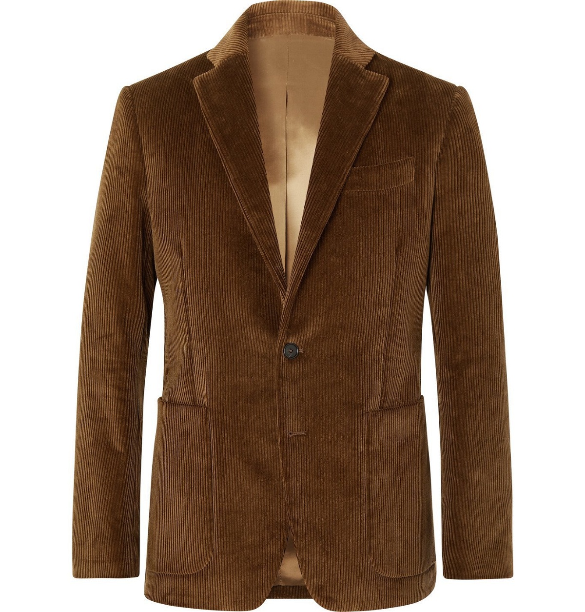 Photo: SALLE PRIVÉE - Esben Slim-Fit Cotton-Corduroy Suit Jacket - Brown