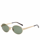 Saint Laurent Sunglasses Women's Saint Laurent SL 692 Sunglasses in Gold/Green 