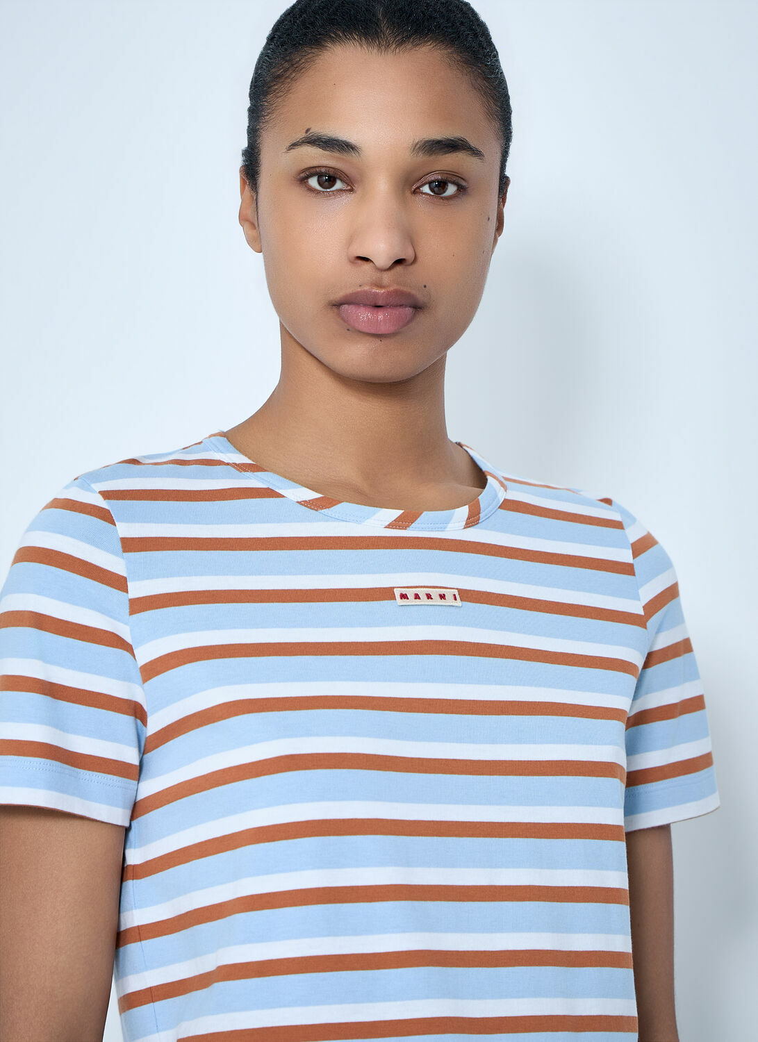 Marni Striped Cotton Jersey T-Shirt