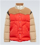 Undercover - Faux shearling-trimmed down jacket