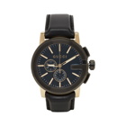 Gucci Black and Gold G-Chrono Watch