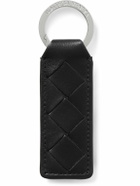 Bottega Veneta - Silver-Tone and Intrecciato Leather Key Fob