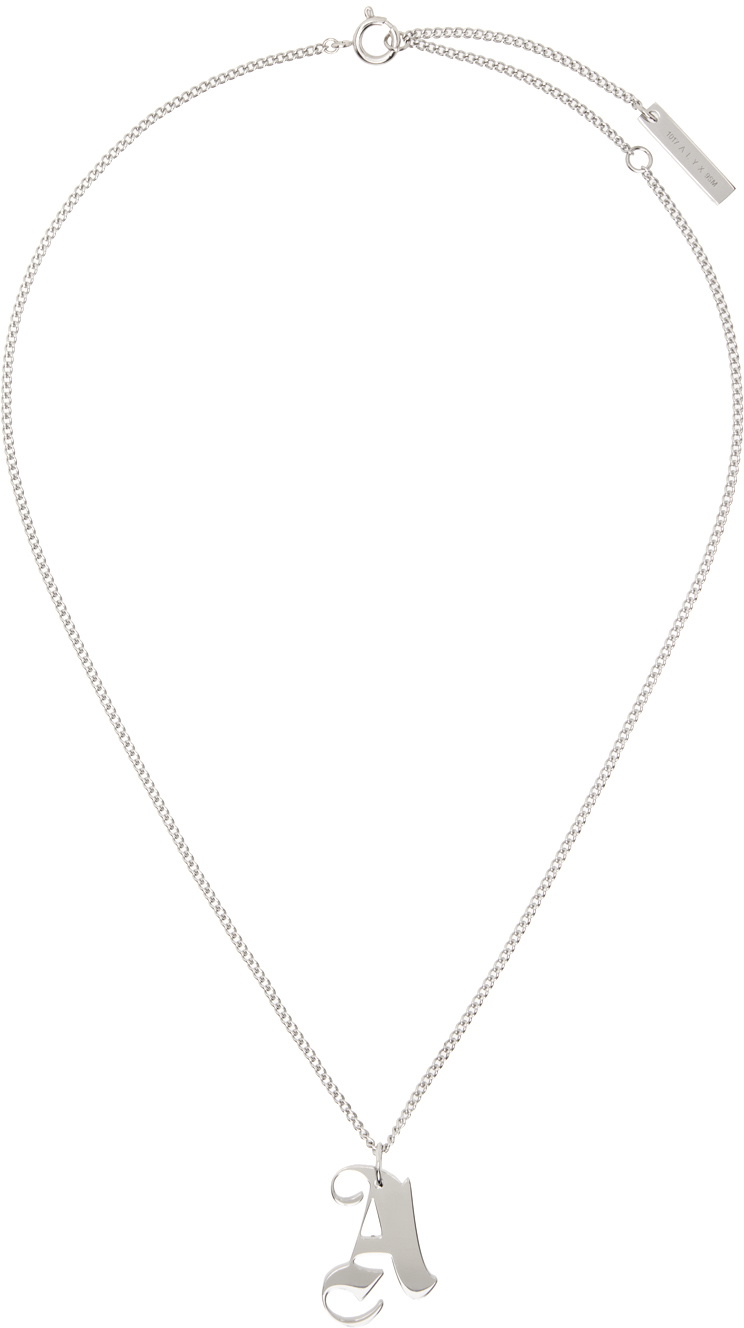 1017 ALYX 9SM Silver 'A' Necklace