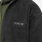 Adidas Men's Reclaim Sherpa Jacket​ in Black