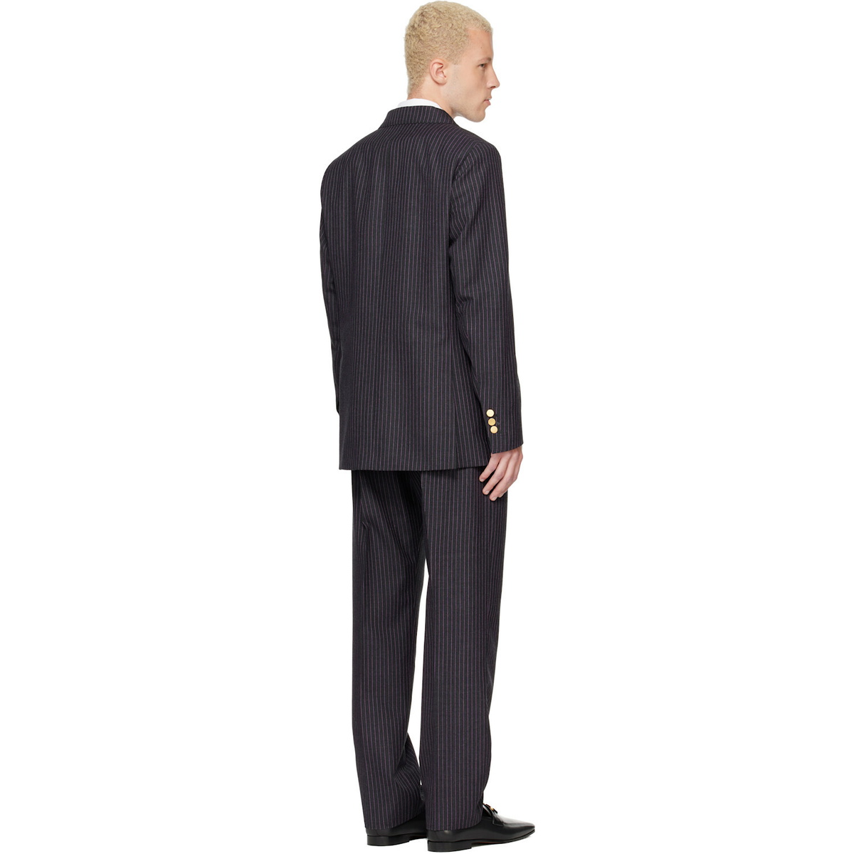 Paul Smith Brown Double-Breasted Suit
