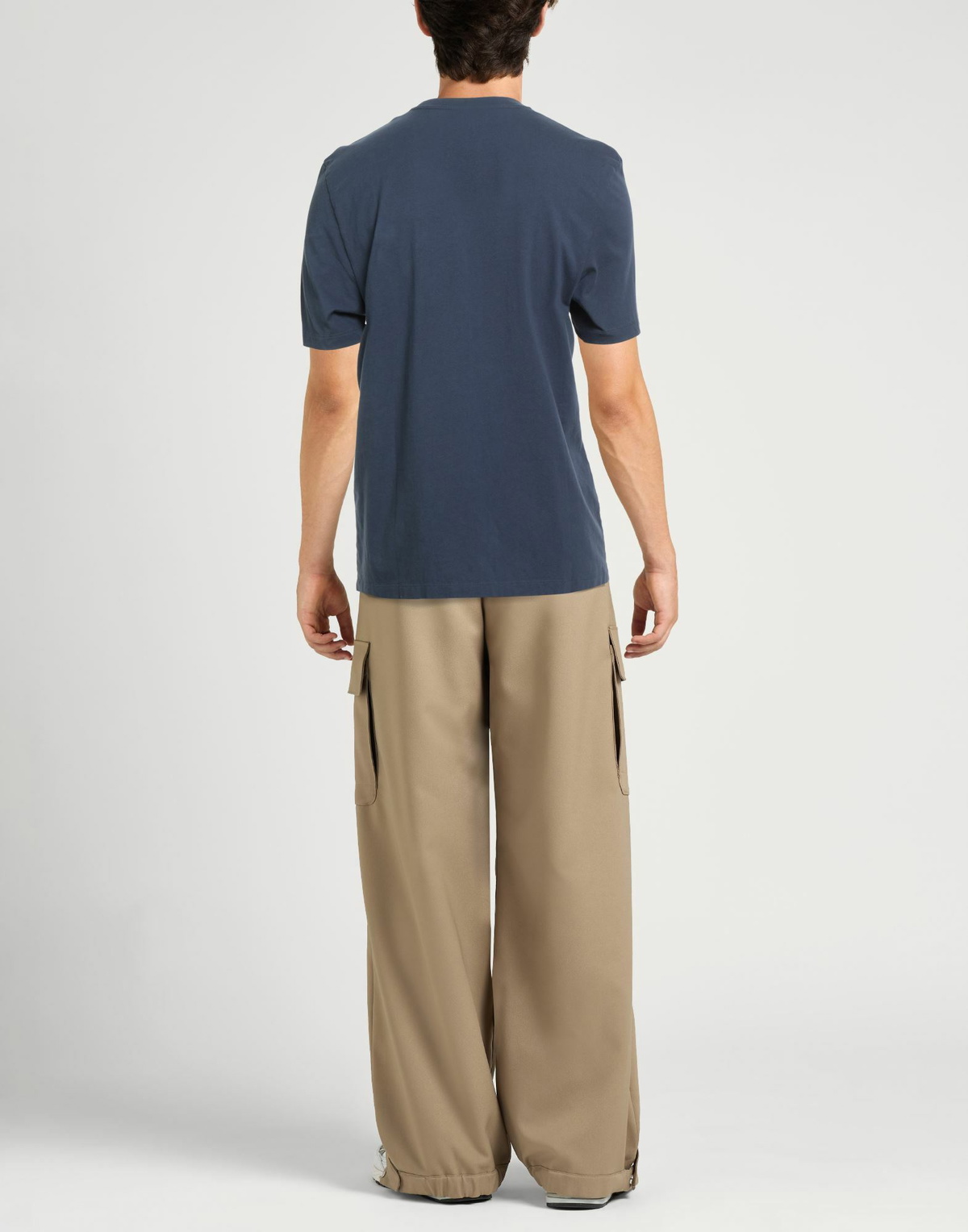 Maison Kitsuné Mens T-shirt Slate in Blue