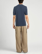 Maison Kitsuné Mens T-shirt Slate in Blue