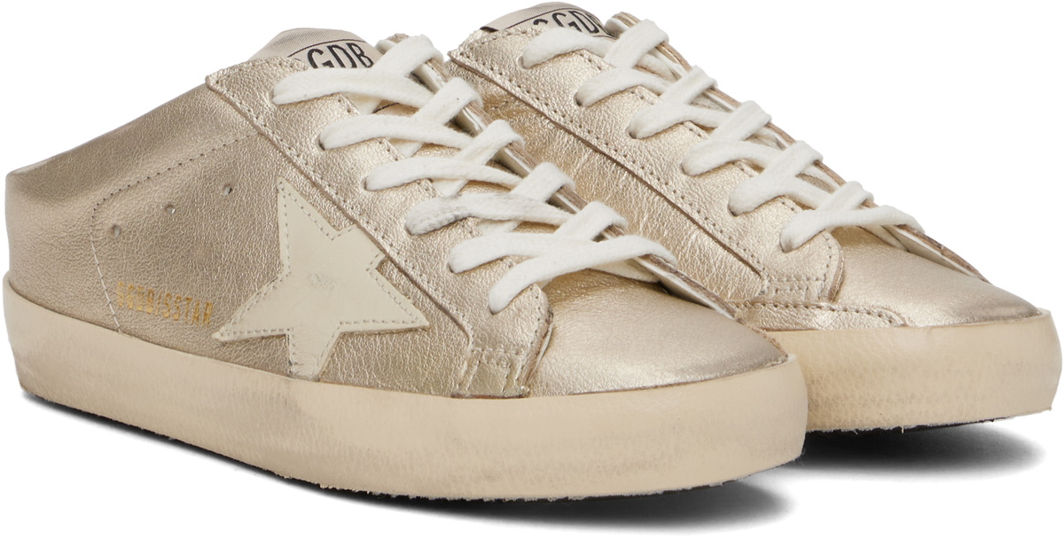 【関税込み】GOLDEN  SUPERSTAR' SABOTS Golden Goose Gold Super-Star Sabot Sneakers Golden Goose
