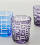 Polspotten Cobalt set of 6 Tumblers