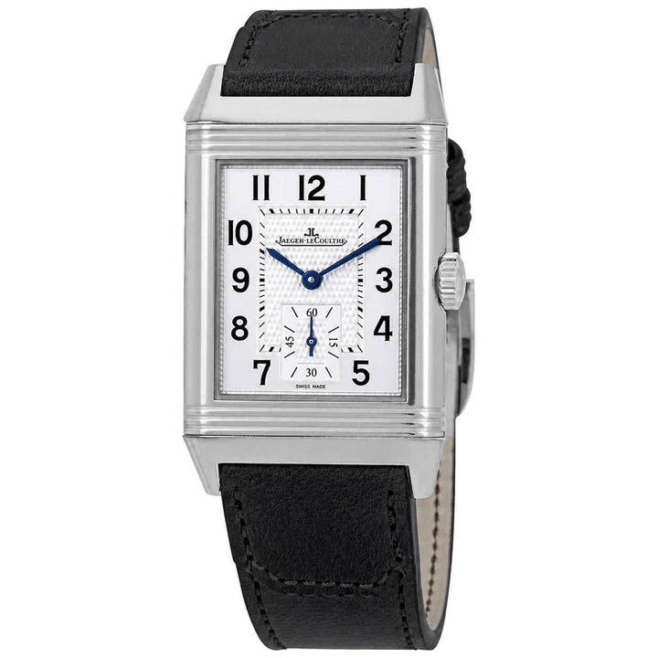 Photo: Jaeger LeCoultre Reverso Classic Large Small Second Hand Wind Silver Dial Mens Watch Q3858523