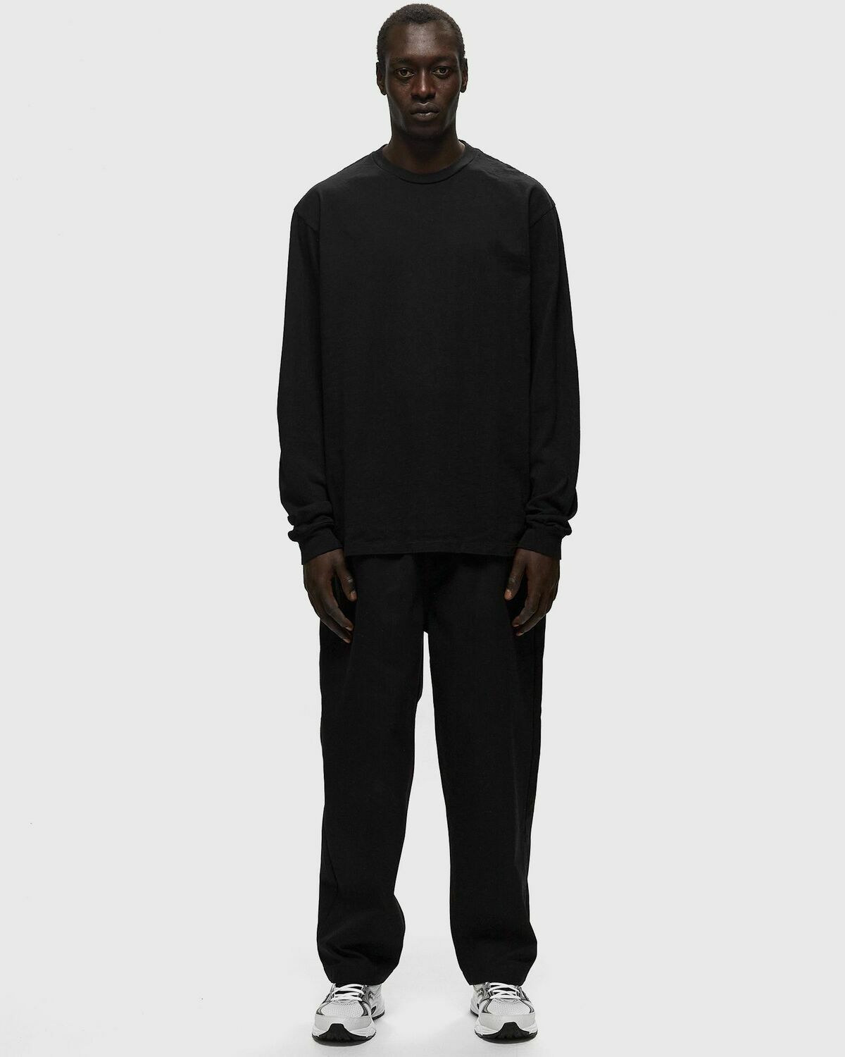 John Elliott Ls University Tee Black Longsleeves