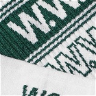 Wood Wood Men's Colton Logo Sport Socks in White