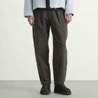 Ranra Men's Fold Tailored Pants in Black Coffee