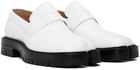 Maison Margiela White Tabi County Loafers