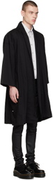 Naked & Famous Denim SSENSE Exclusive Black Coat
