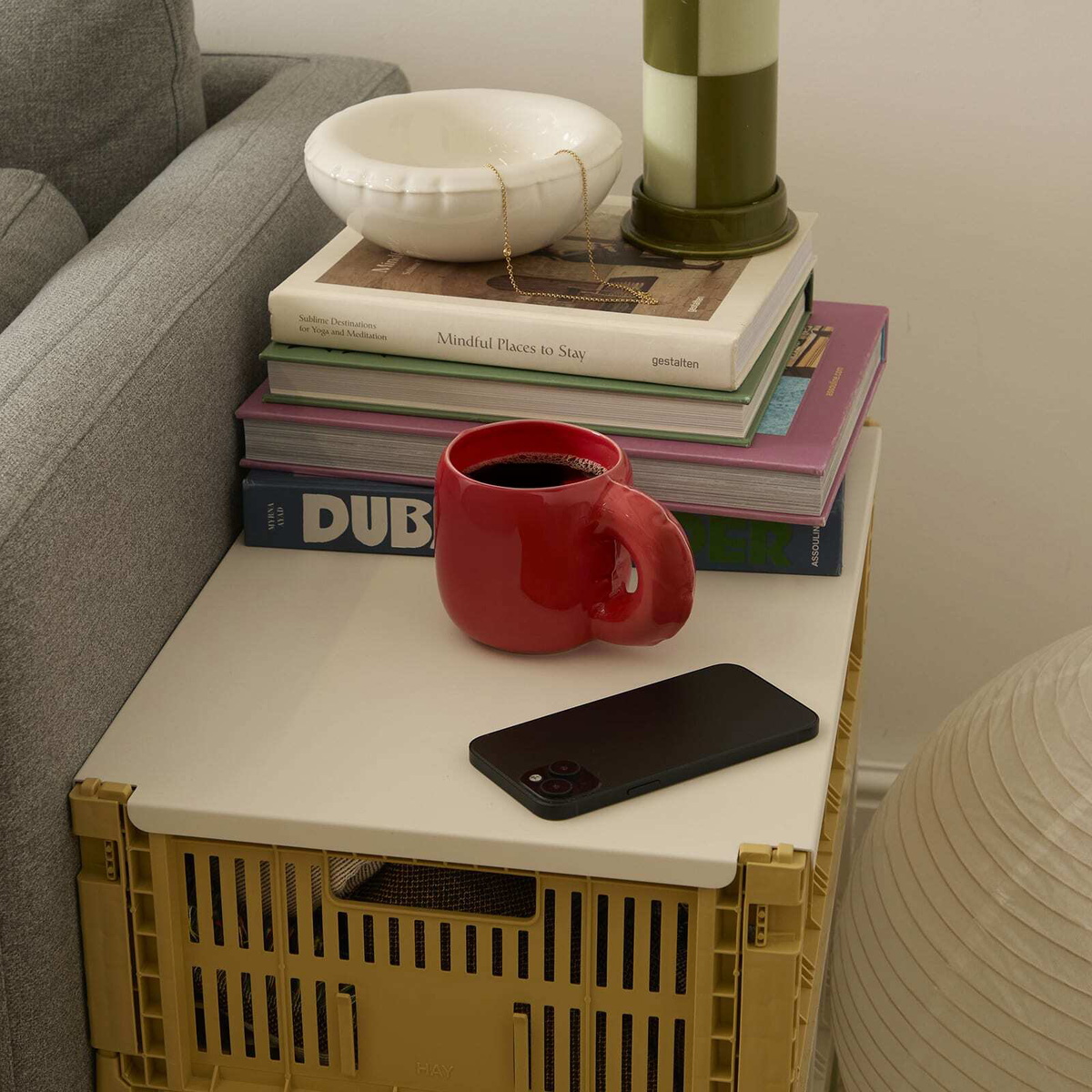 Home Studyo Gaston Mug in Coral Red 