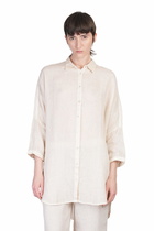 120% Lino Shirt In Beige Linen