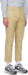 nanamica Khaki Straight-Leg Trousers