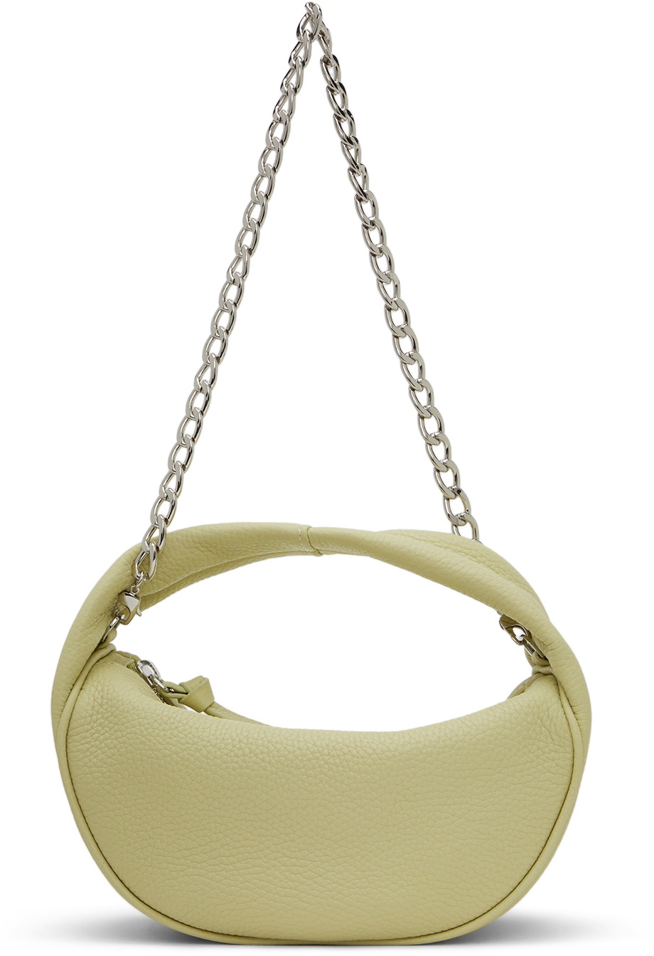 BY FAR Green Baby Cush Shoulder Bag