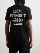 Local Authority LA - LA Chains Logo-Print Cotton-Jersey T-Shirt - Black
