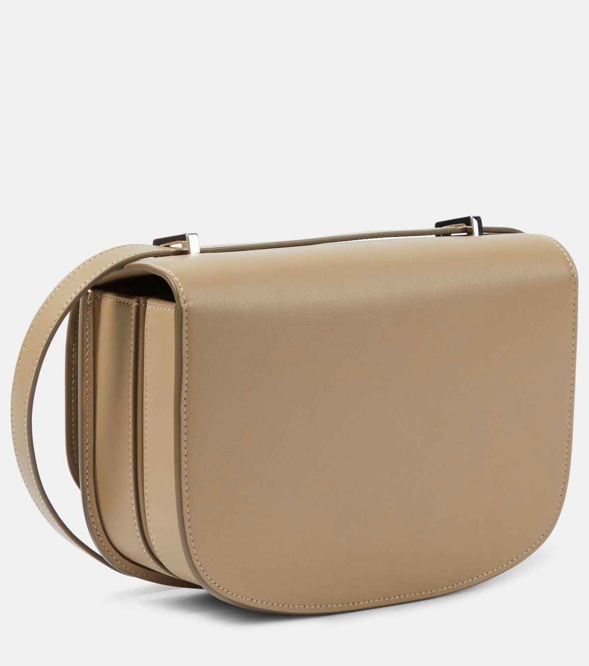 Savette タン Tondo バッグ Tondo Pouch in Black Leather · Savette