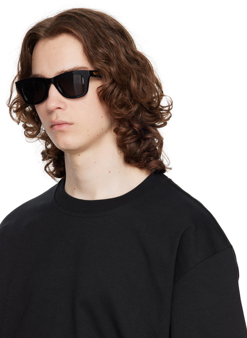 Bottega Veneta Black Square Sunglasses