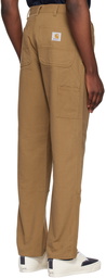 Carhartt Work In Progress Brown Double Knee Trousers