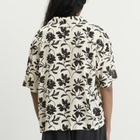 MKI Men's Floral Linen Vacation Shirt in Raw