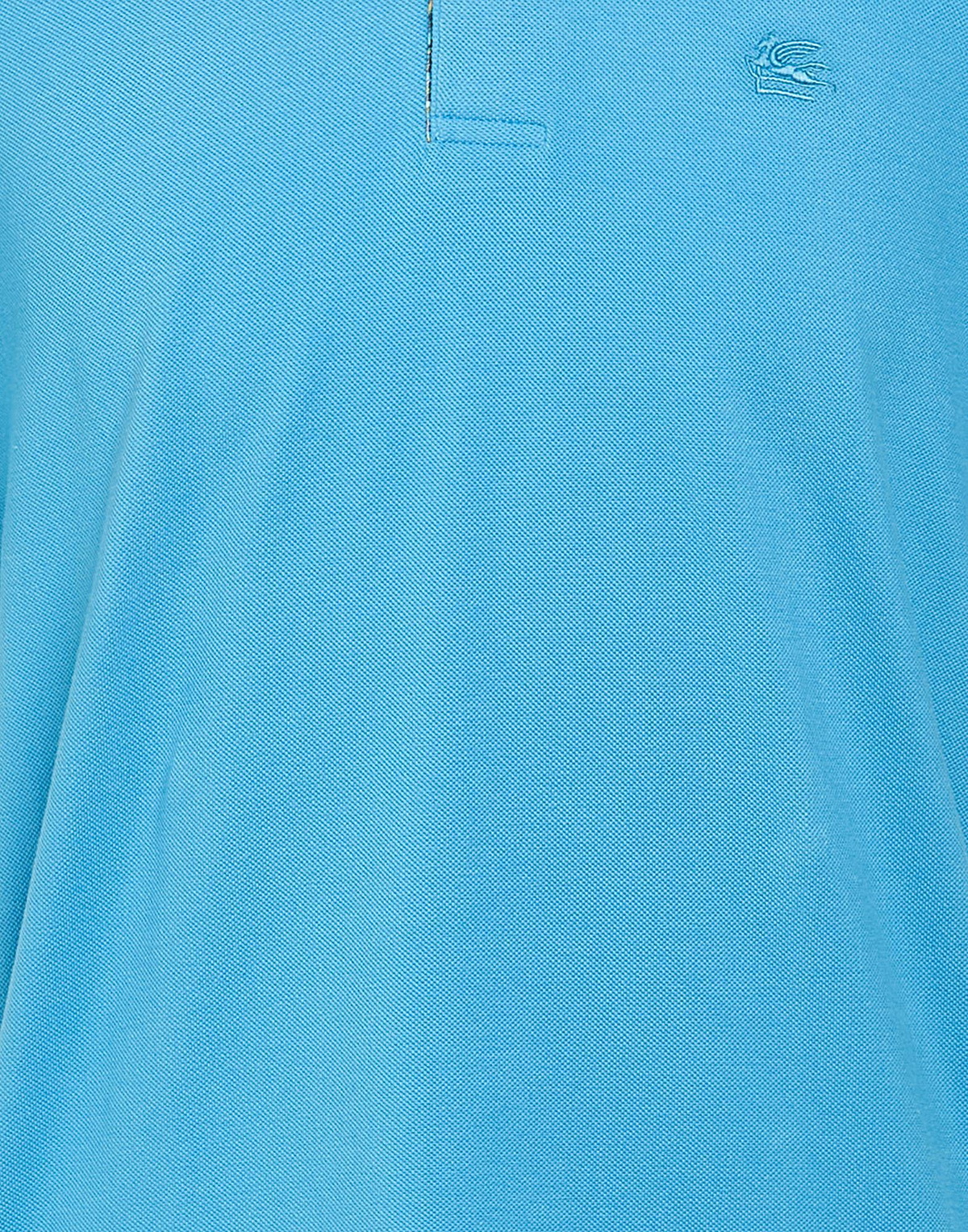 Etro Mens Polo shirt Light in Blue