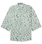 Haider Ackermann - Oversized Printed Voile Shirt - Green