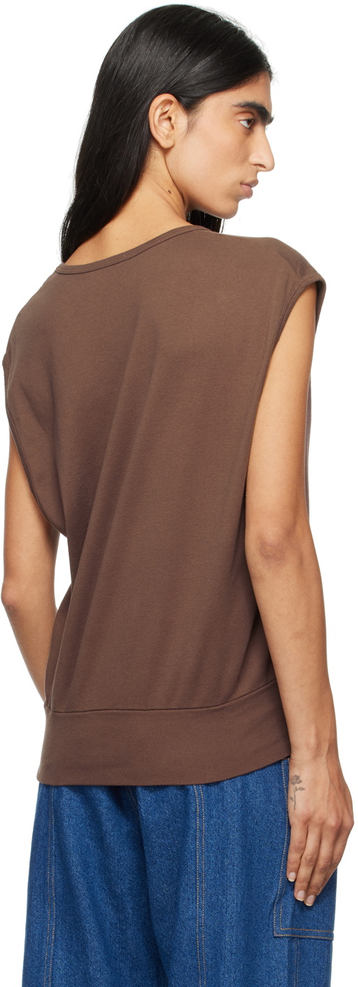 Gil Rodriguez Brown Billie Oversized Tank Top